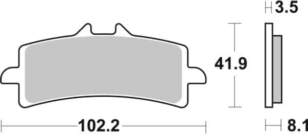 PASTIGLIE BREMBO M4 M50 STYLEMA BREMBO PADS