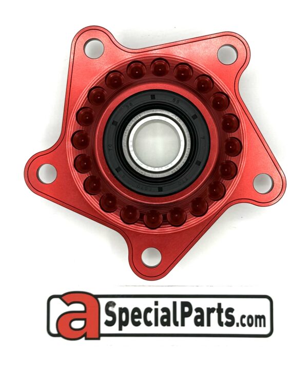 PORTACORNA IN ERGAL SPROCKET CARRIER DILONE ROSSO RED APRILIA V2 V4 DORSODURO CAPONORD