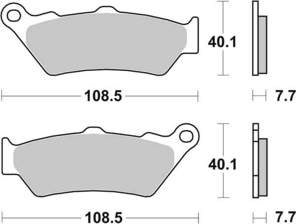 PASTIGLIE BREMBO 07BB03LA BREMBO PADS